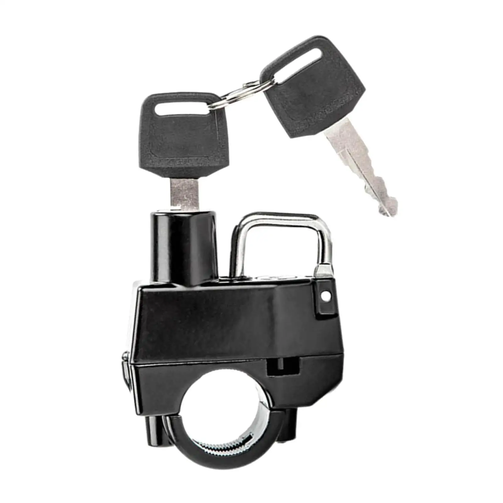 

Motorcycle Helmet Lock Security Key Lock Fit for 22mm-25mm Handle Bar Motorbike