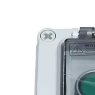 2 Hole Waterproof Push Button Switch Enclosure for Start Stop Control in Industrial Equipment and Mechanical Systems