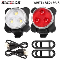 BUCKLOS Bicycle Light USB Rechargeable Bike Lamp Led Headlight/Taillights for Bicycle Cycling Bicycle Lighting Bike Accessories