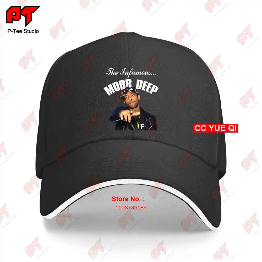 Mobb Deep Shirt The Infamous Prodigy Havoc Hip Hop Memorial Rap Baseball Caps Truck Cap 7O04