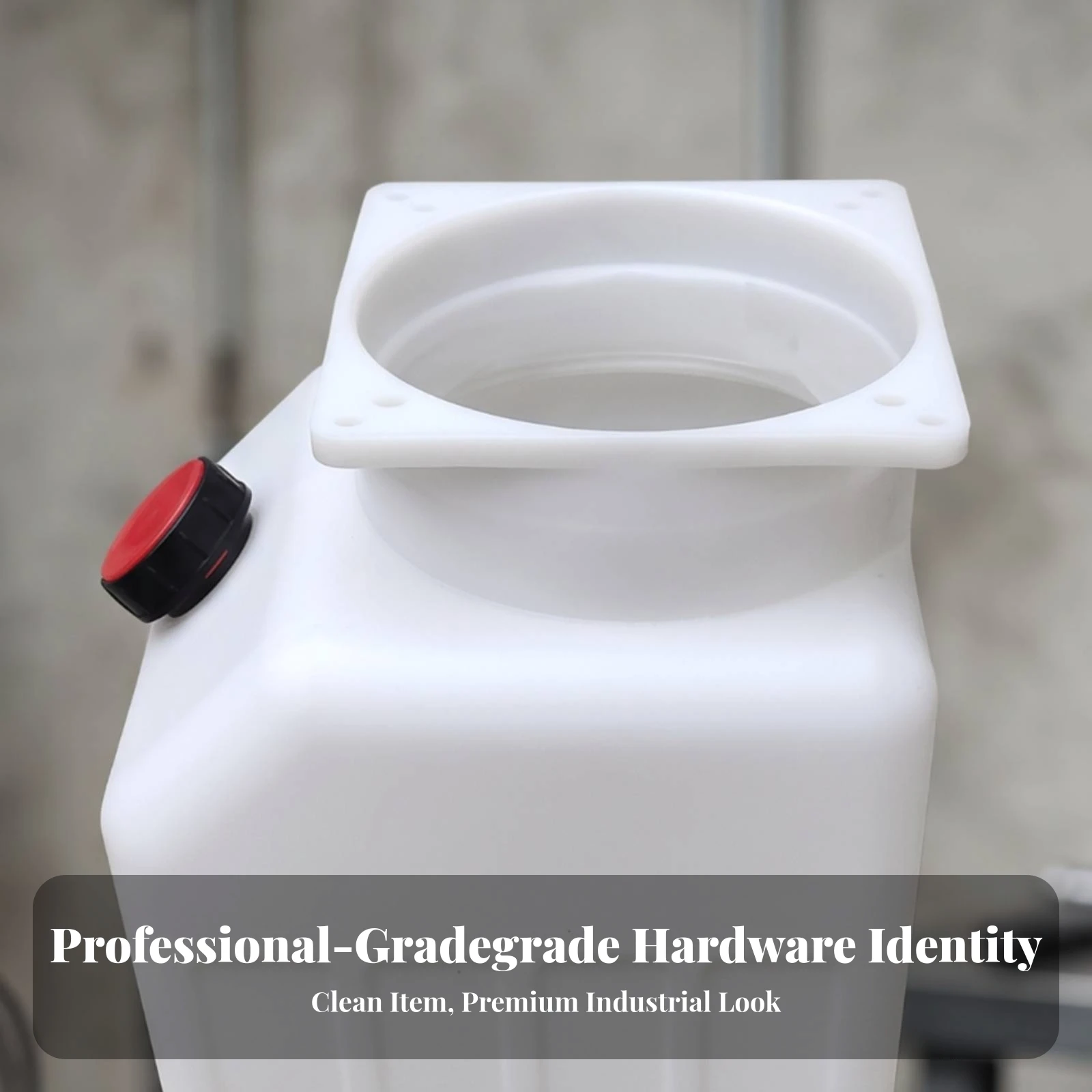 Hydraulic Oil Tank Heavy Duty Hydraulic Tank with Filler Cap Lift Oil Barrel Robust Reservoir Sturdy for Mechanics, Garage