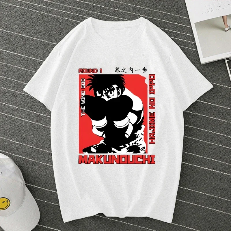 2024 Hajime No Ippo Kamogawa Boxing Gym T Shirt for Women Makunouchi Takamura KGB Clothing Y2k Streetwear Harajuku Tops