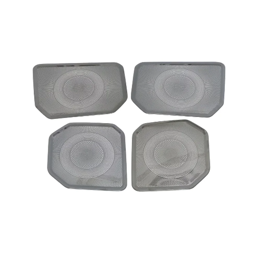 For Toyota Tundra/Sequoia 2022 2023 2024 2025+Steel Door A Pillar Stereo Audio Speaker Round Frame Stick Cover Trim Accessories