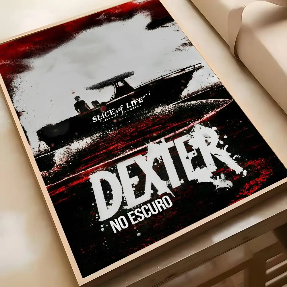ملصق Dexter Morgan ملصق فني عالي الوضوح ذاتي اللصق مقاوم للماء لتزيين المنزل