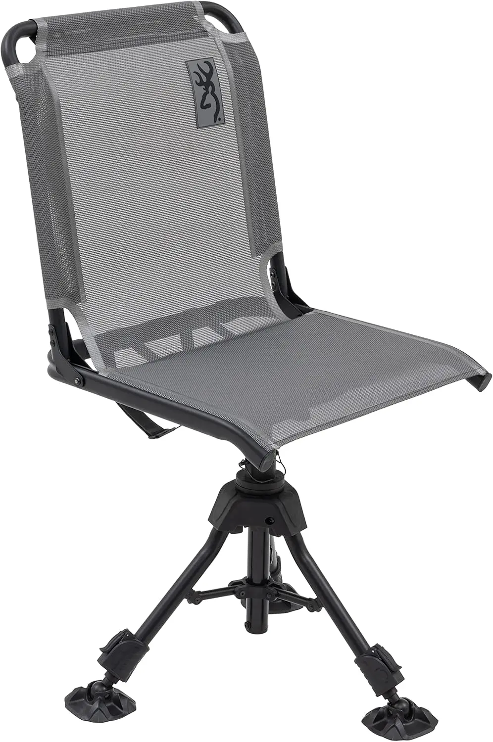 Huntsman Hunting Chair - Durable Material Over Steel Frame, with 360-degree Swivel, Adjustable Height, and Independent Leg Adjus