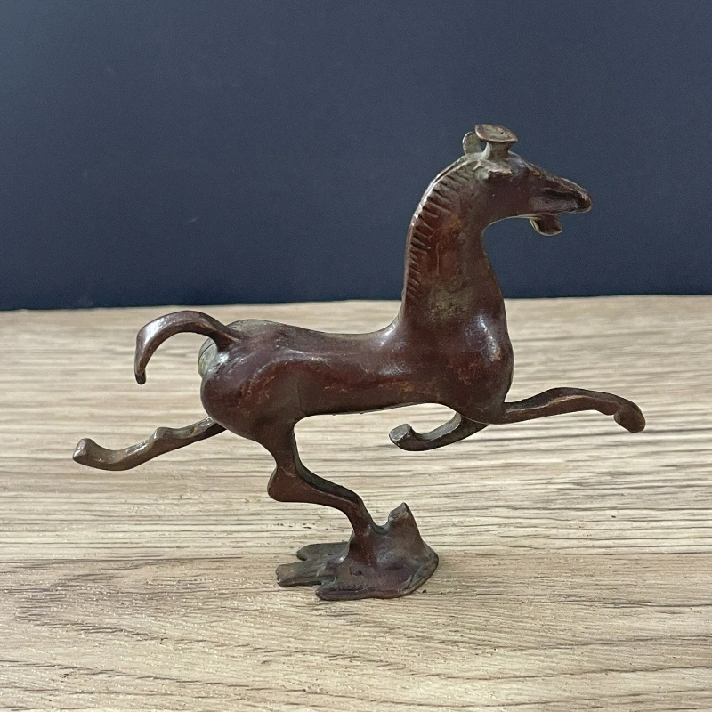 Antique Bronze Zodiac Sign Horse To Success Home Living Room Entrance Table Decoration Ornaments Crafts Gifts