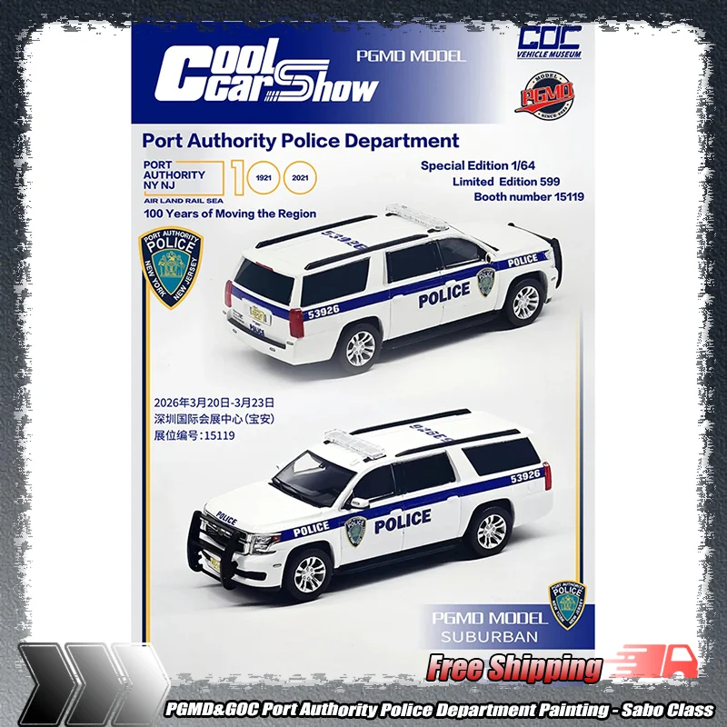 

Новый Goc 1:64 Saab Ban Crown Apa-Xpo Hec, выставка, ограниченная серия, миниатюрная литая модель автомобиля из сплава, детские