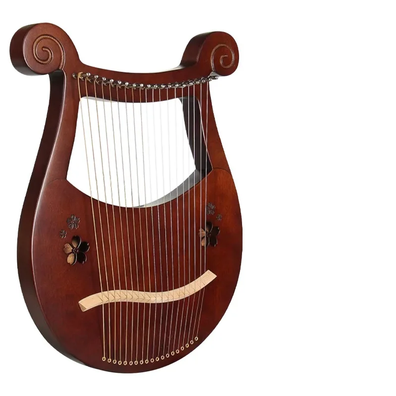 16 or 19 Strings Single Plate Lyre Harp, Small Harp Suitable for Music Beginners and Enthusiasts