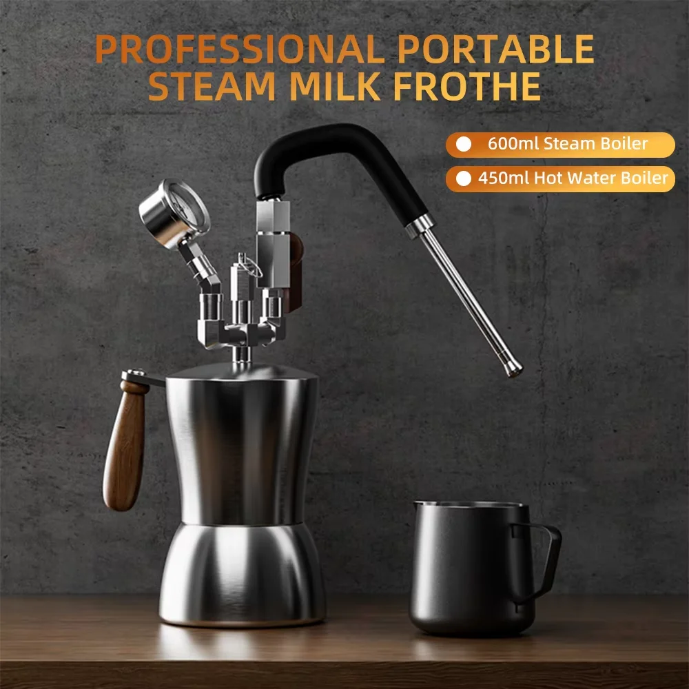ITOP CMFAK-74 المحمولة الحليب Frother الفولاذ المقاوم للصدأ الحليب باخرة بخار الماء فاصل تجفيف البخار تنوعا لصنع القهوة