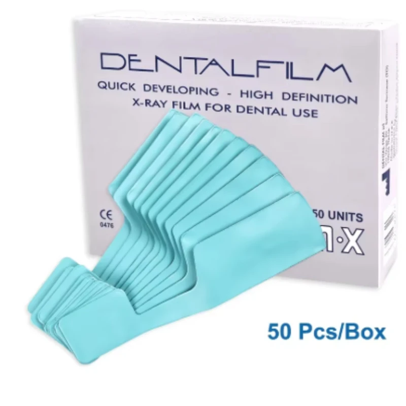 50Pcs/Box Dental Radiograph X-ray Film  with Monoberry Dentistry Material High Definition Oral Integrated Film Dental Materials