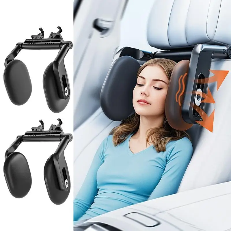 

Car Sleeping Pillow Adjustable Ergonomic Breathable Headrest Pillow Automotive Interior Trim For Vehicle Commute Travel Sleeping