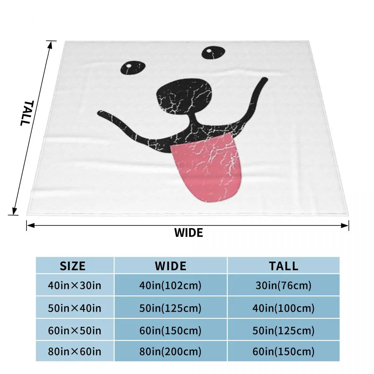 Funny Samoyed Blanket Soft Warm Flannel Throw Blanket Cover for Bed Living room Picnic Travel Home Couch