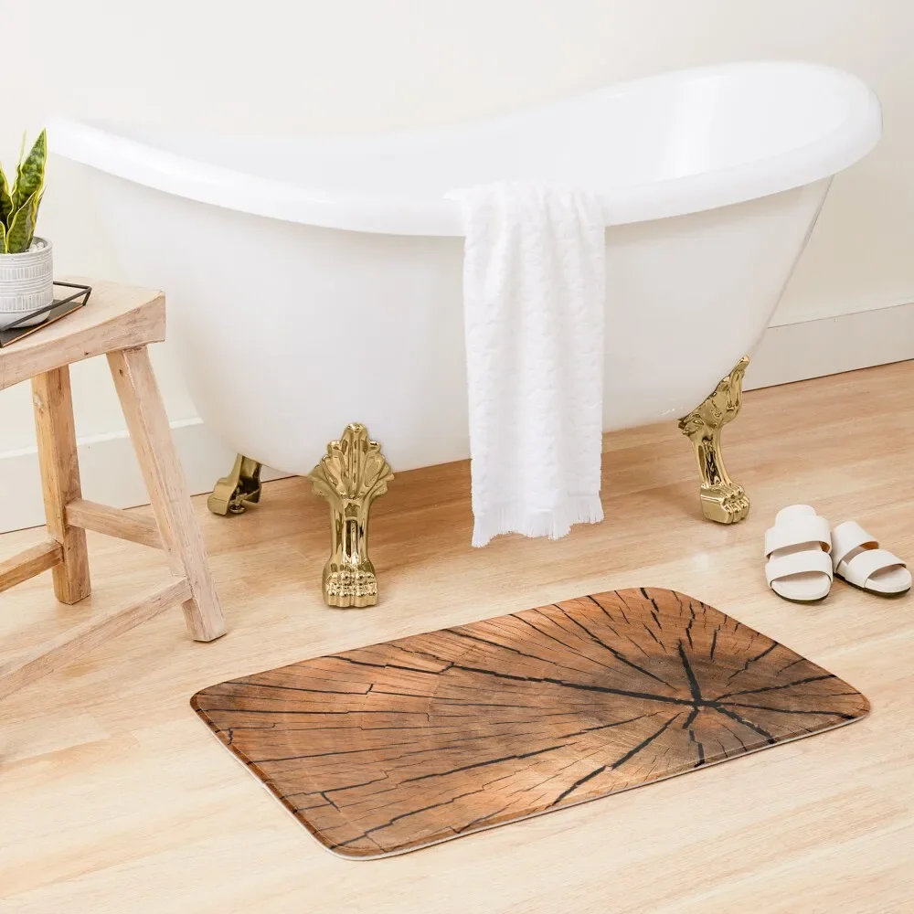 

Wood grain cross cut Bath Mat Absorbent Carpet For Bathroom Bath Room Acessories Mat