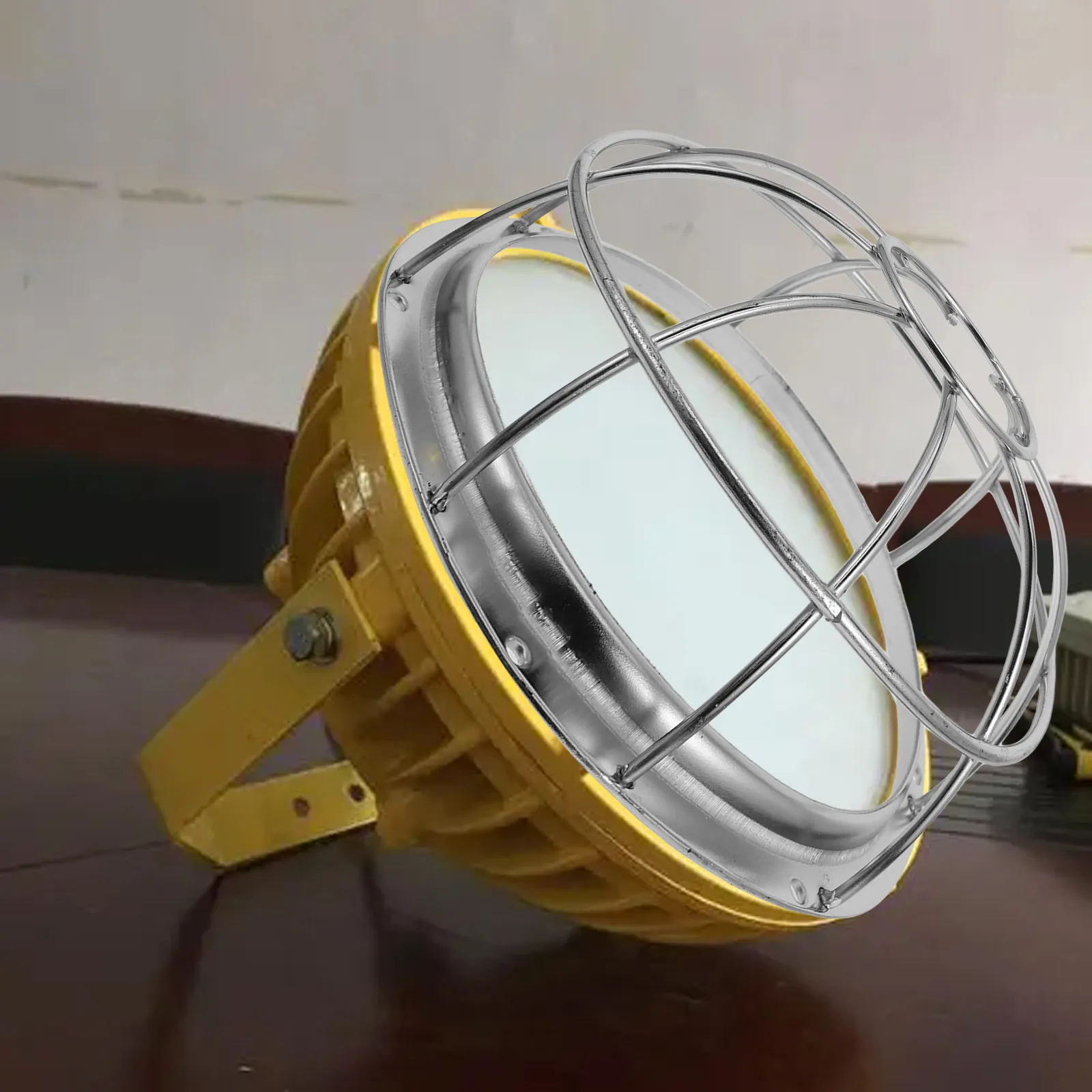 Iron Mesh Light Bulb Cage Guard Explosion-Proof Lampshade Protector for Pendant Ceiling Lamp Safety Longevity Vintage Industrial