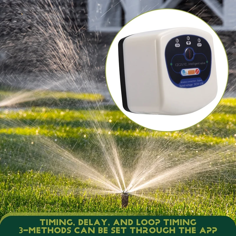 BAAG-Home Garden Wifi vanne d'eau intelligente contrôleur sans fil automatisation contrôleur d'arrêt DN25 Ewelink APP