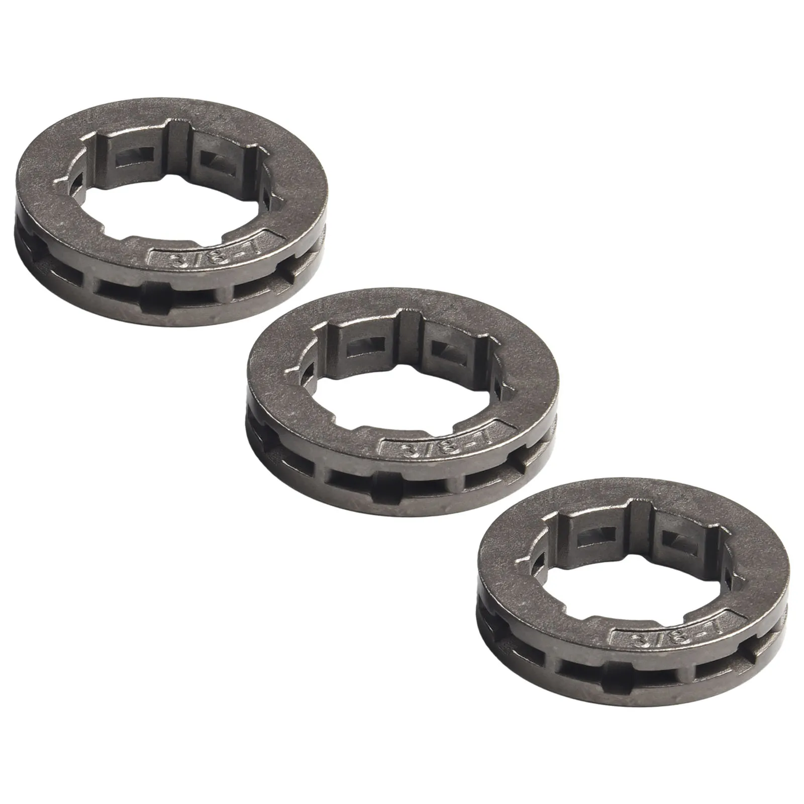 Complete Clutch Drum Sprocket Assembly 3/8 7 Tooth for For 034 036 039 MS340 MS360 MS390 with E Clip and Support Washer