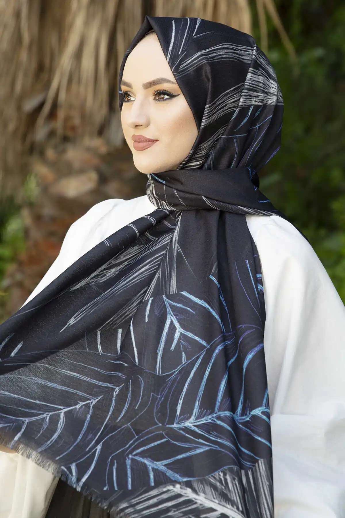 

Women's Cotton Print Shawl Scarf Modern Islamic Muslim Women 'S Head Scarf Hijab for Women Islamic Hijab scarf Turbans Bayan