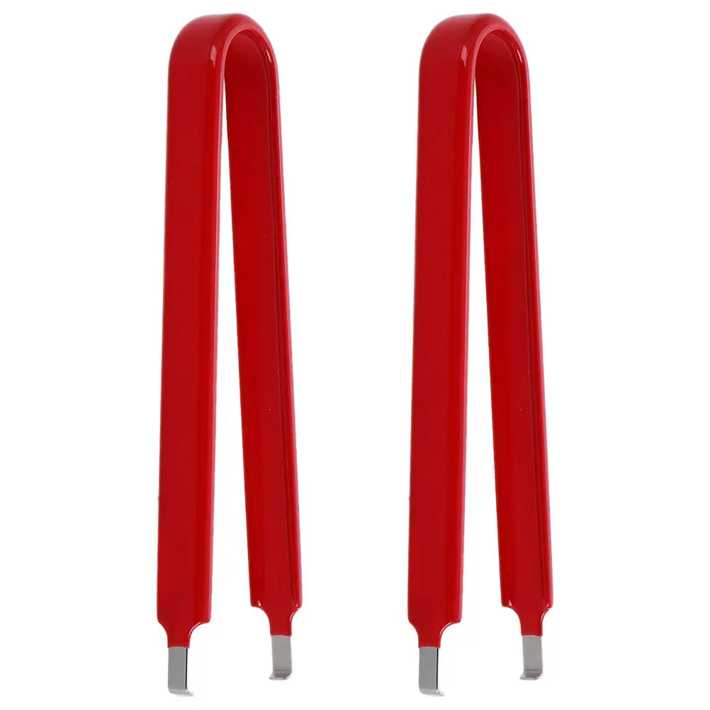 

2Pcs Car Fuse Puller Metal Plastic Tools Automotive Fuse Removal Terminal Extraction Tweezers Relay Pliers Portable Clamp Tool