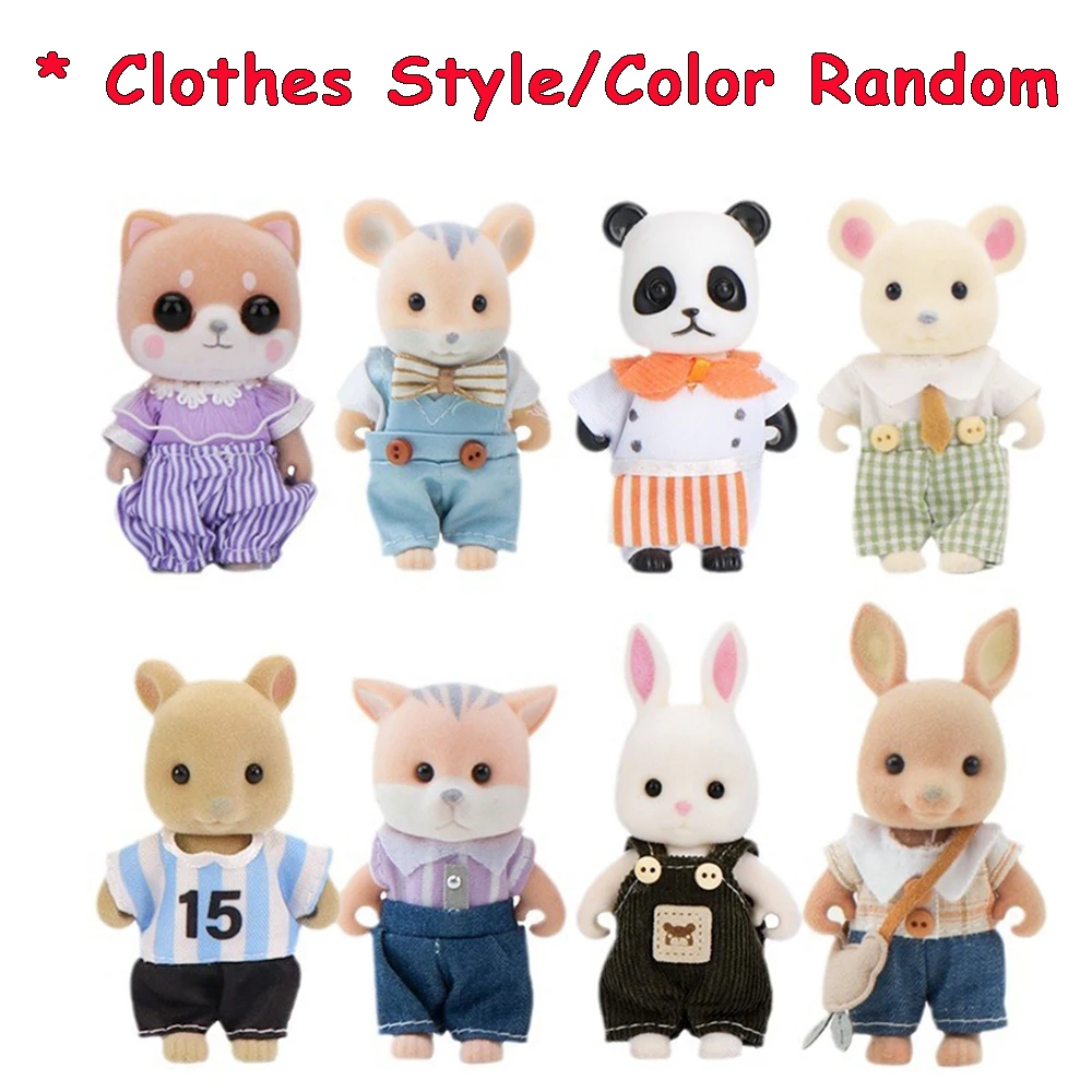 8PCS Koala Diary Original Doll Simulation Small Animal Model Miniature Scene Decoration Children\'s Play Home Doll Birthday Gift
