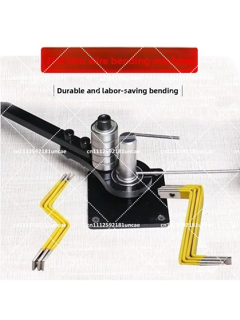 Manual 90° Right Angle Bender for Flat Iron, Copper Busbar & Steel Wire