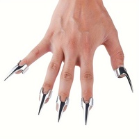 5/10Pcs Magic Claw Hairpin Finger Rings, Suitable for Hairdressing Hairdressing Tools, Adding A Festive Atmosphere To Halloween