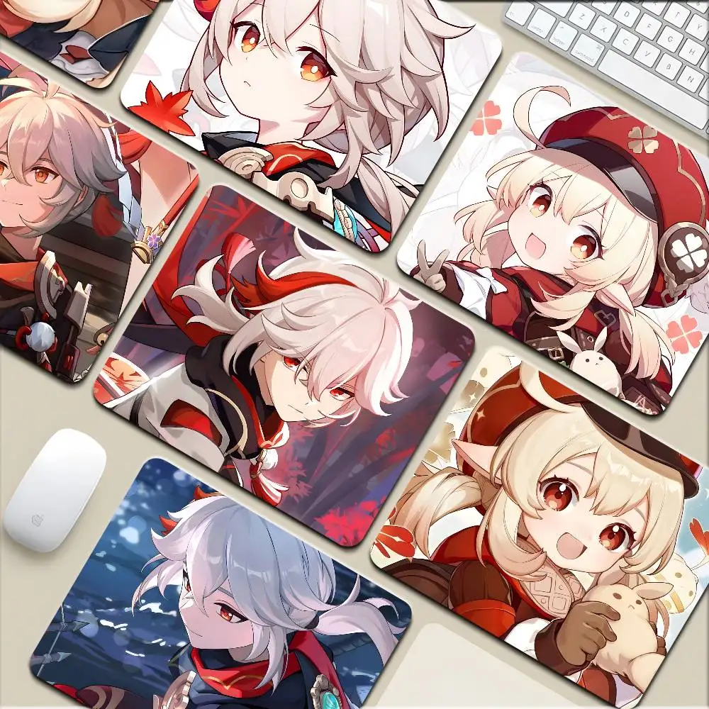 

1 шт. небольшой коврик для мыши Kaedehara Kazuha Genshin Impact, коврик для клавиатуры, подушка для ноутбука, нескользящий настольный коврик