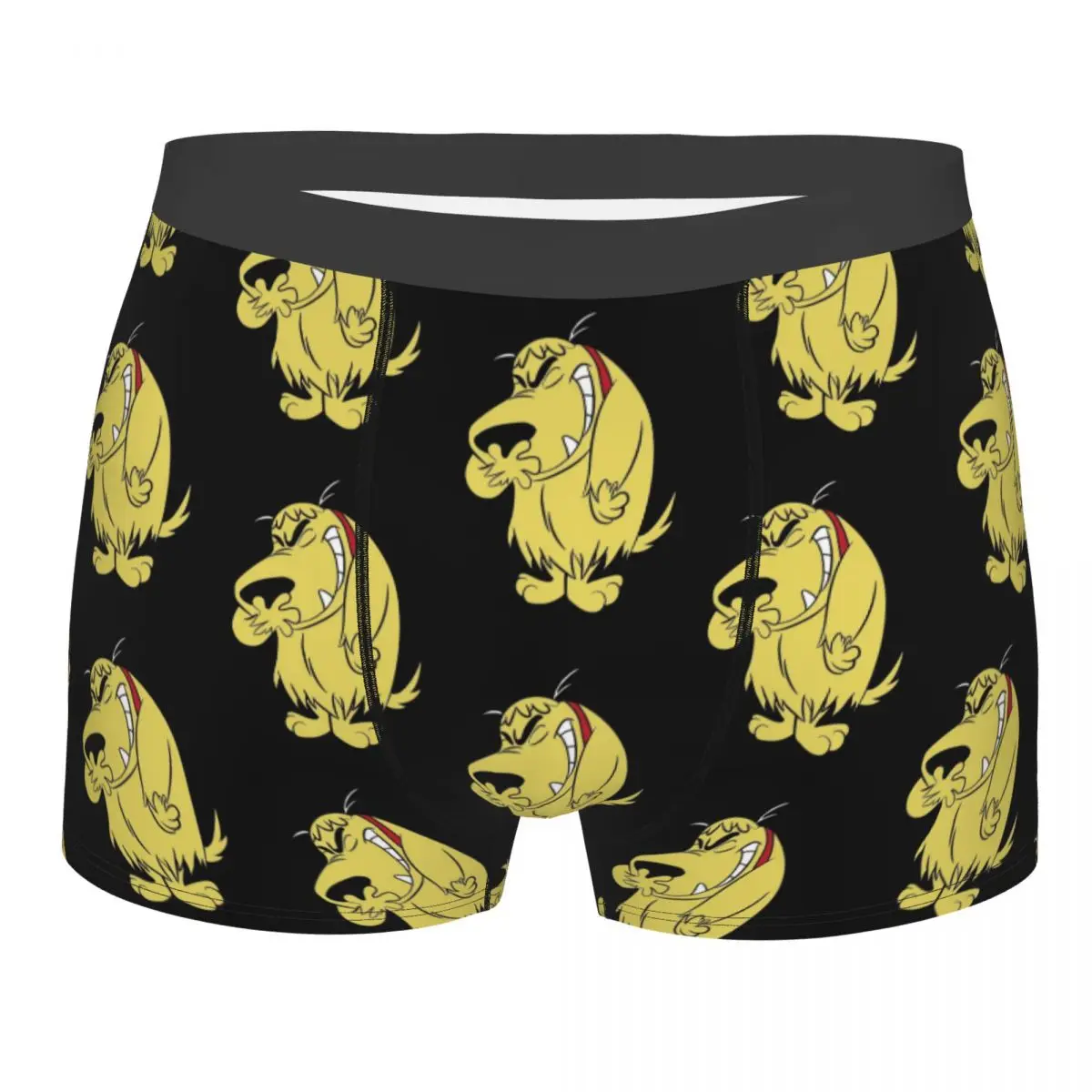 

Muttley Cartoon Laughing Laugh Dog Men Boxer Briefs Underpants Highly Breathable High Quality Birthday Gifts