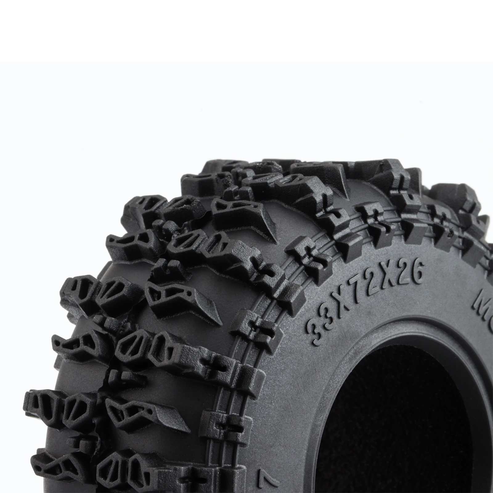 Hoocrawler المطاط عجلة الإطارات عدة مستنقع مخلب 70*27 مللي متر 1.3 "إطارات العجلات ل 1/18 TRX4M 1/24 RC SCX24 #5