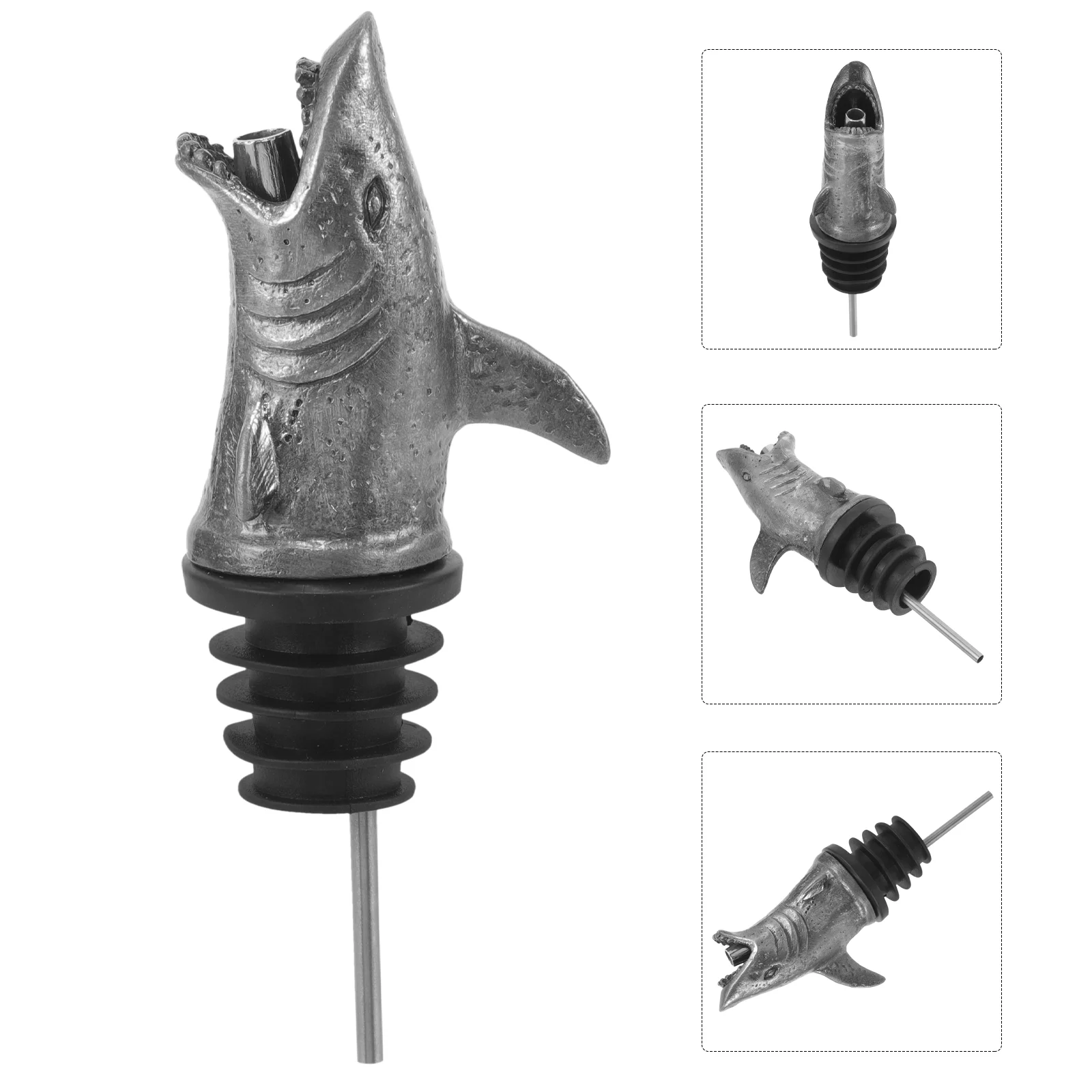 

Bottle Pourer Bottle Dispenser Spirits Alcohol Oil Pourer Shark Bottle Pourer