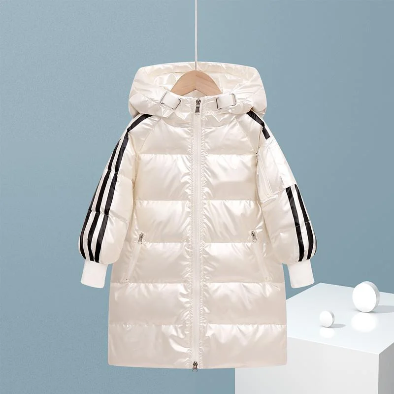 Winter Kids Parka Puffer Jacket Overalls For Children Clothing Girls Boys Jacket Clothes Hooded Coat Snowsuit Outerwear Overcoat