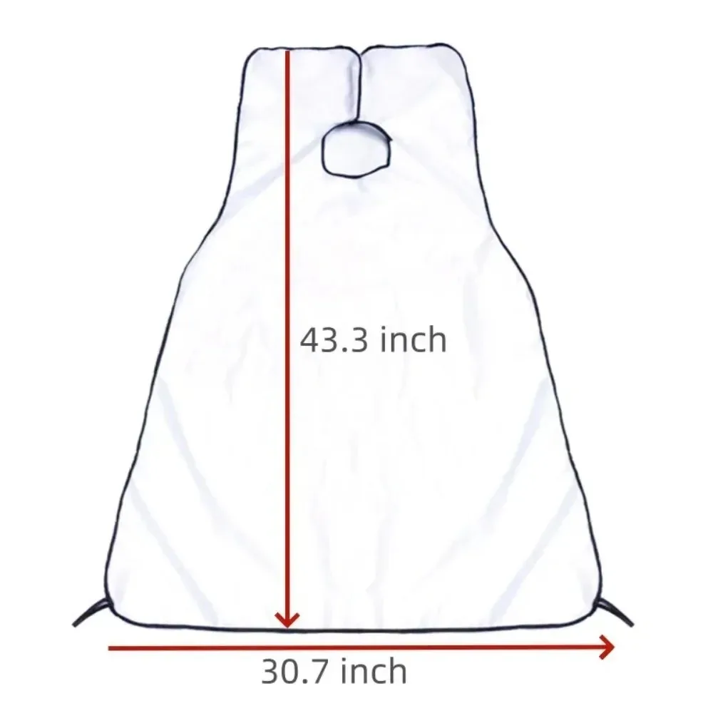 Male Shaving Aprons Creative Wall Mirror Suction Haircut Wrap Cape Home Salon Moustache Beard Shaving Apron Cleaning Bib view 6