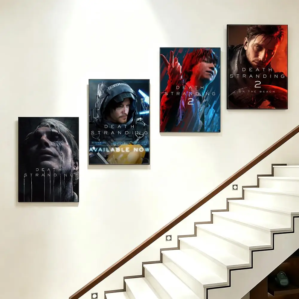 game Death Stranding Poster Poster HD  Printing Soothing and Cream Style Home Decor for the Living Room cafes Gift Giving
