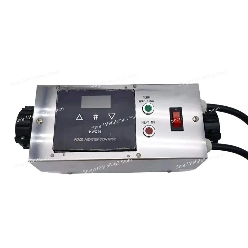 2KW 220V Electric Pool Heater - Thermostat for Swimming Pools, SPA Baths & Hot Tubs