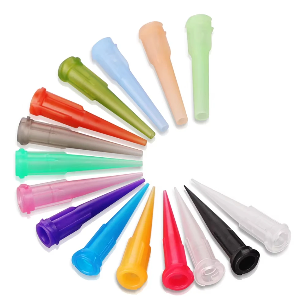 Großhandel 500/1000 Stück 14G-30G Präzisions-Kunststoff-TT-Stumpfe konische Spitzen Luer Lock Spritzen-Dosierspitzen – Detail 4