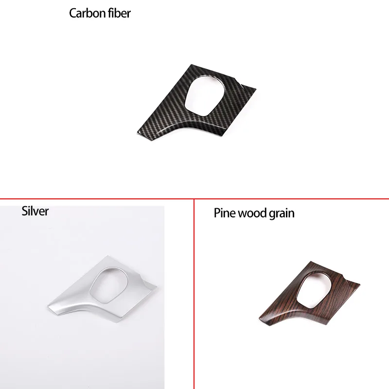 LHD For BMW X3 X4 G01 G02 2018-2021 ABS Carbon Fiber Car Start Stop Button Decoration Frame Sticker Car interior Accessories