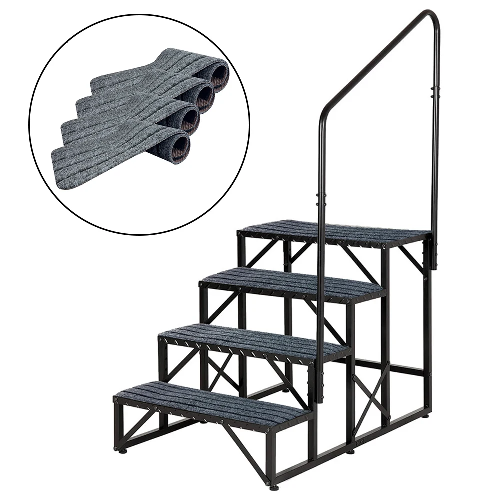 RV Step Anti Dirt Foot Mat with Multi Layer Design for Enhanced Stability and Secure Slip Resistant Step Usage