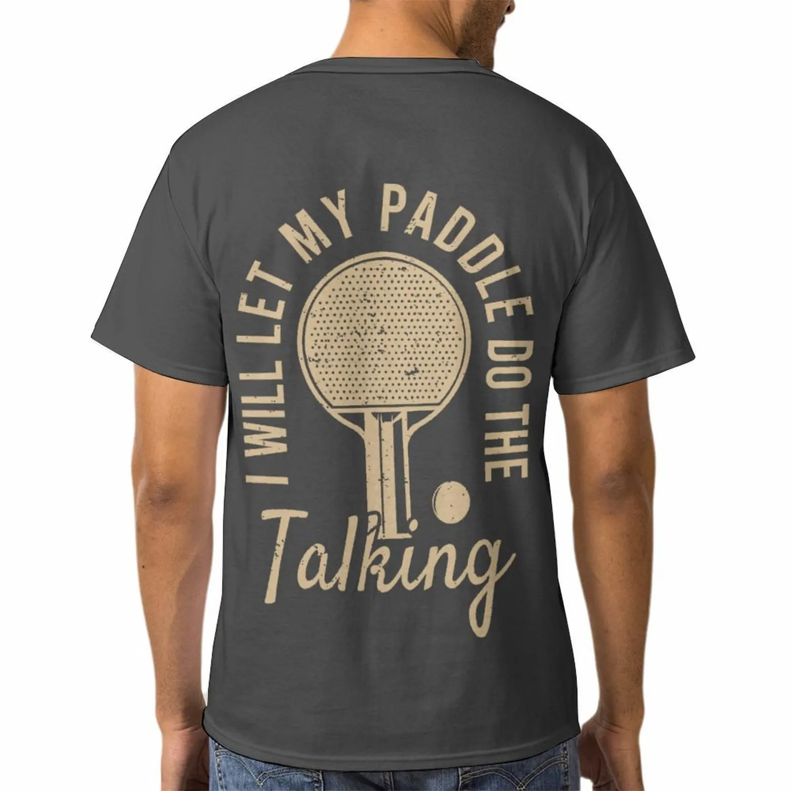 Padel Paddle Tennis Racquet Ball Vintage Colors T-Shirt Casual Sports Street Couple Clothes Streetwear Mens T Shirts