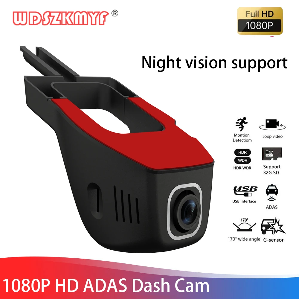 WIFI HDR 1080P Android Auto Dvr Dash Cam nel videoregistratore per Auto Dvr Dash Camera Black box registrazione In Loop Assecories per Auto