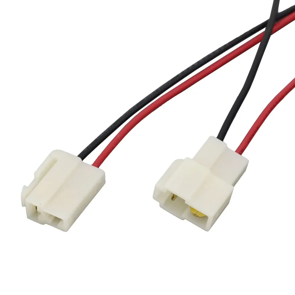 1PC 6.3mm 2Pin DJ7021 Automotive Electrical Connector Kit with 15CM Cable Terminal Plug for Motorcycle Use