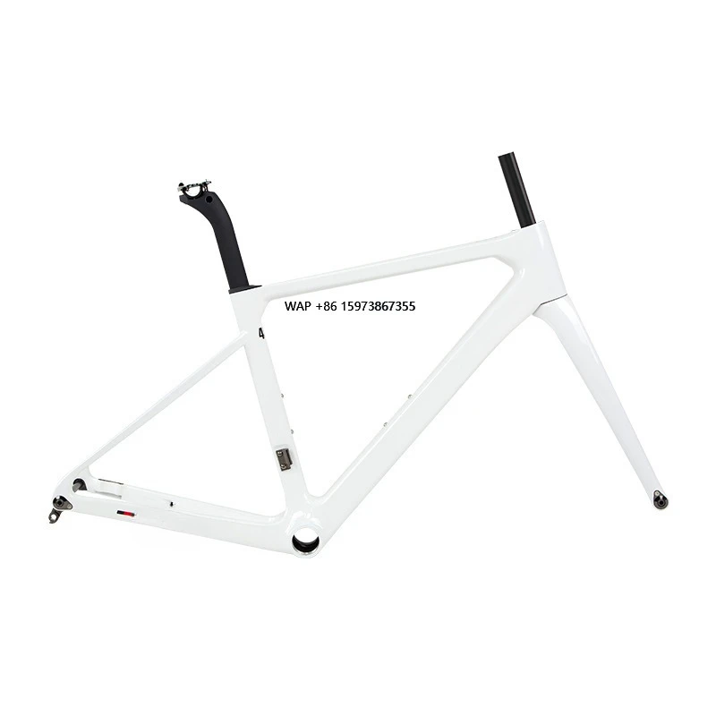 

For stealth 700C carbon fiber road bike frame, climbing front and rear shafts with disc brakes