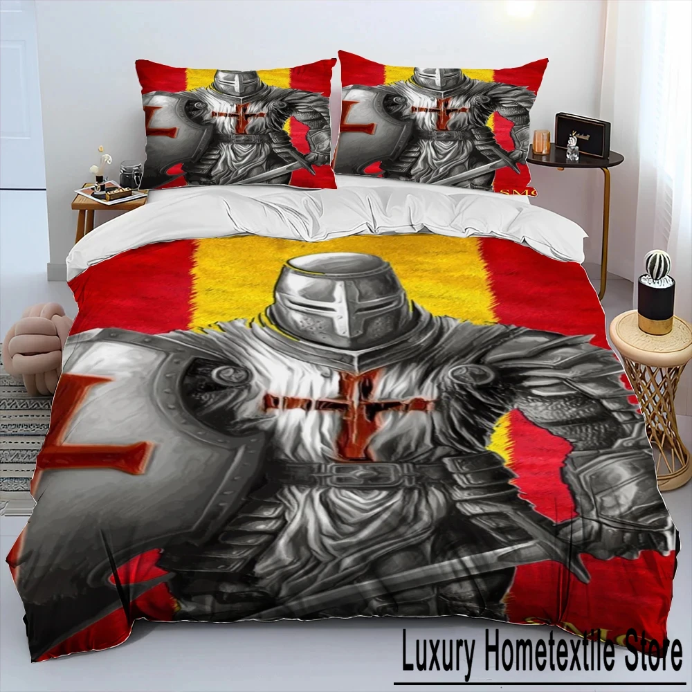 

Комплект постельного белья Cavalier Knight Templar Crusaders, пододеяльник, комплект постельного белья, пододеяльник, наволочка, комплект постельного белья размера Queen King