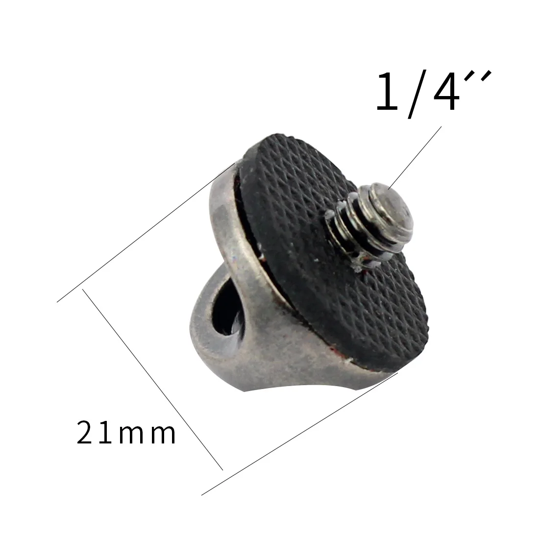 6PCS 1/4 "Stativ Schrauben D-Ring Edelstahl Schnellwechselplatte Adapter für DSLR Kamera Einbeinstativ Licht foto Studio Teile – Detail 8