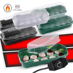 14/35W Plant Heating Pad Warmer Heat Mat  Nursery Seedling Trays Greenhouse Germination Box US/EU/UK/AU Plug Temperature Control