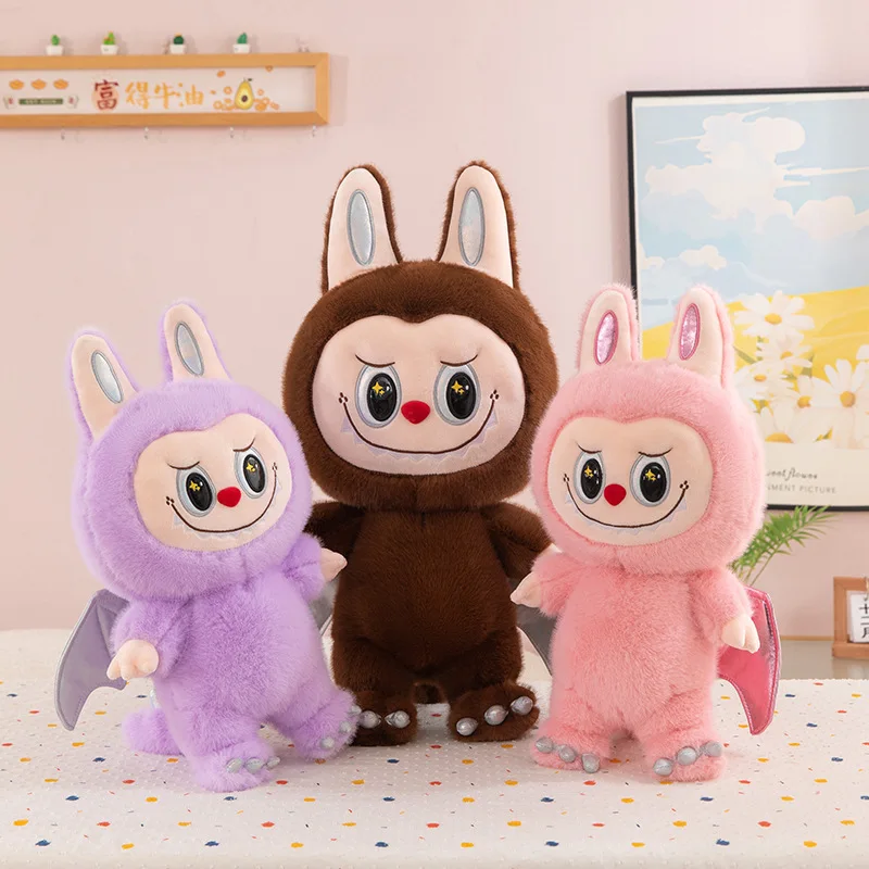

Монстр Лабубу 30 см плюшевая кукла Kawaiii мягкие игрушки в виде животных аниме подушка для сна Labubus плюшевые аксессуары для домашнего декора