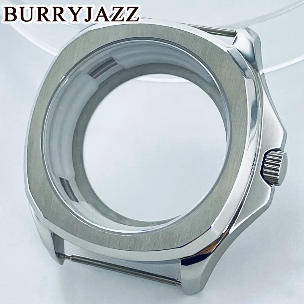 BURRYJAZZ 40mm NH35 NH36 ETA2824 2836 Miyota8215 Mingzhu DG2813 3804 Watch Case With Sapphire Crystal Stainless Steel Waterproof