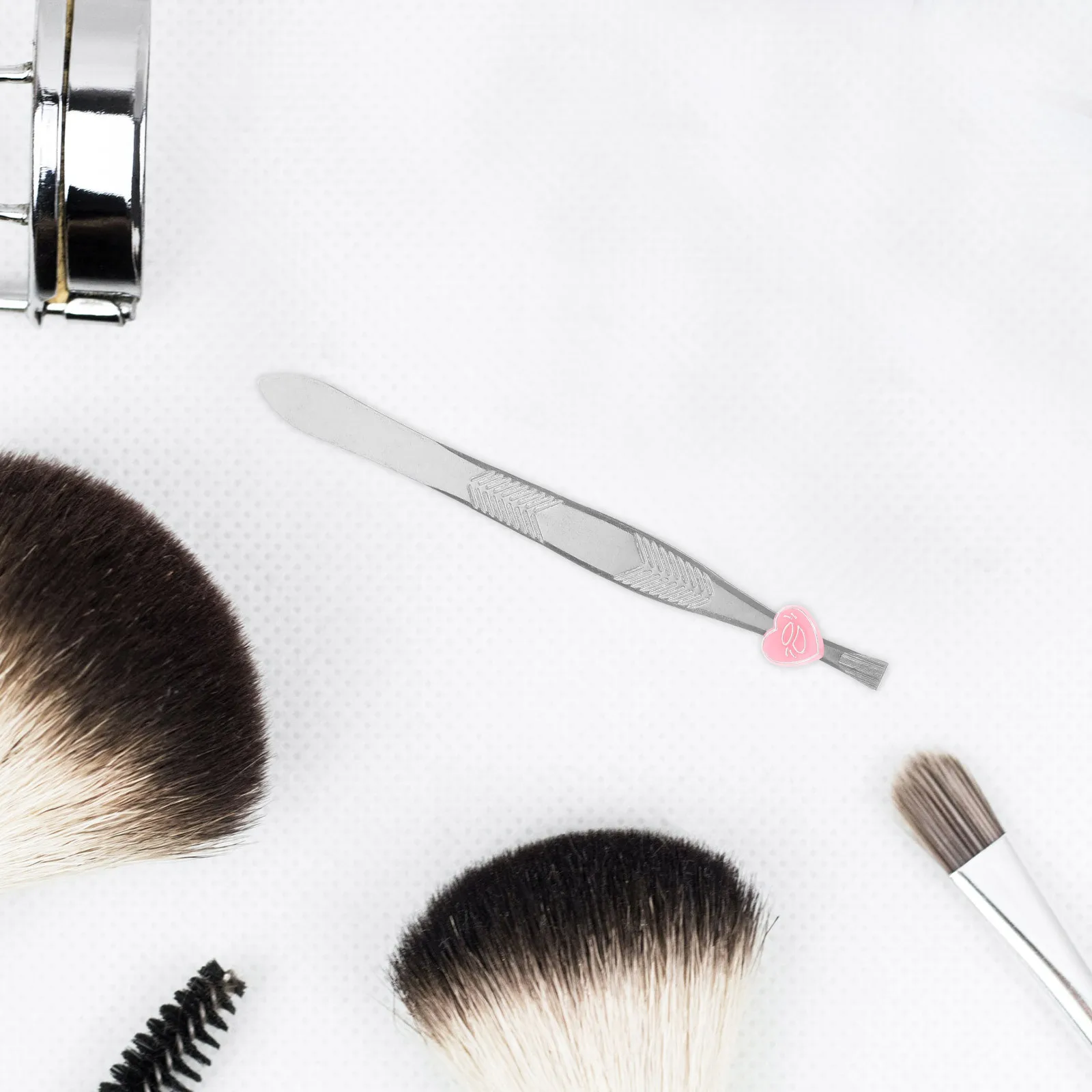 24-teilige Augenbrauenpinzette aus Edelstahl mit Präzisionspitze für mühelose Haarentfernung, tragbares Design, ideal für Reise-Make-up-Werkzeug