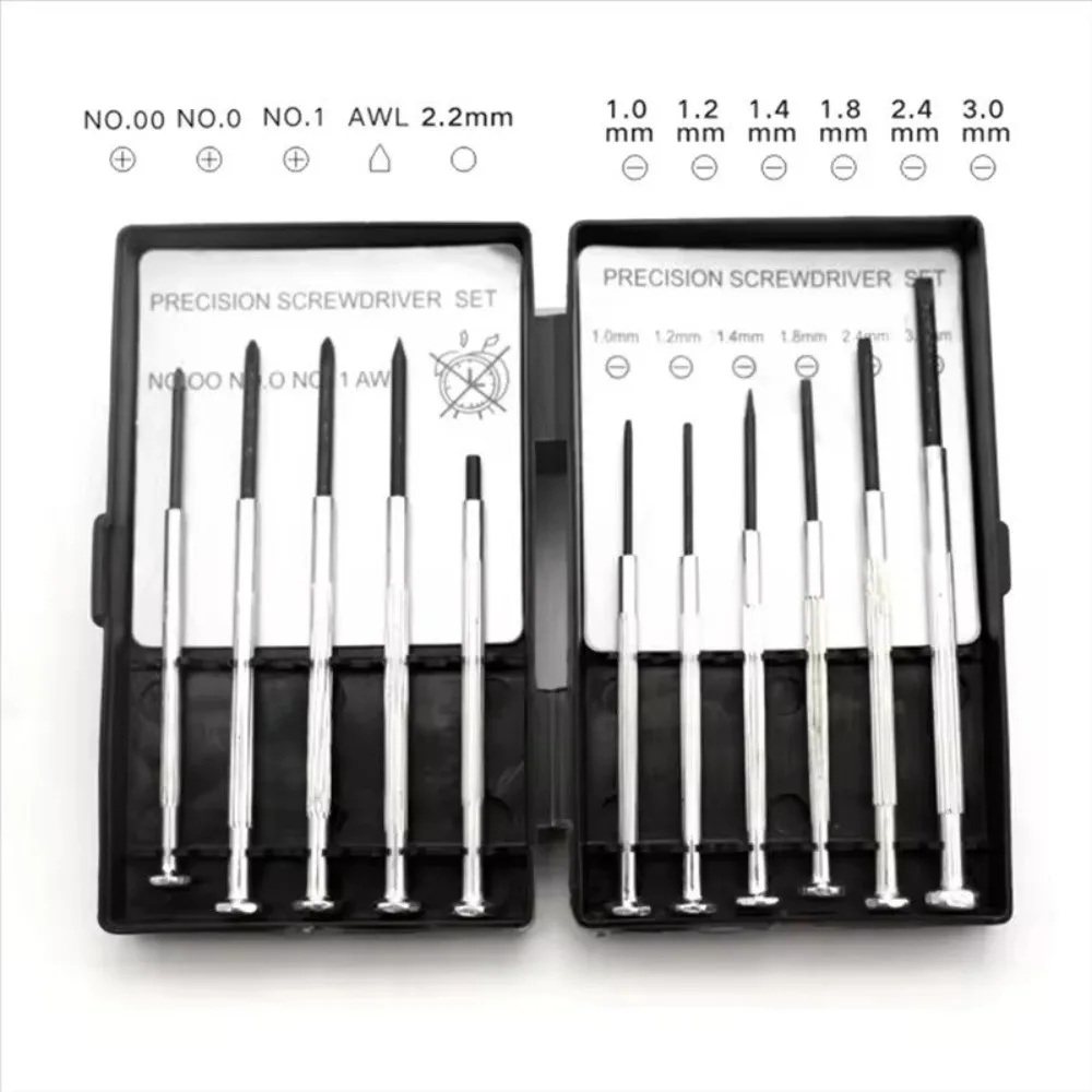 Alloy Steel Micro Screwdriver Set Clock Watch Glasses Disassembly Equipment Mini Watchmakers Tools Portable Repair Screwdriver