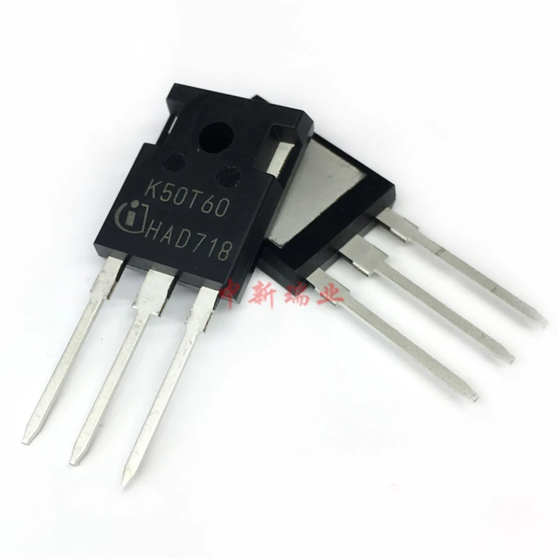 5Pcs/Lot Original IKW50N60T Power Transistor IGBT Trench Field Stop 600V 80A 333W Through Hole PG-TO247-3 Marking Code K50T60