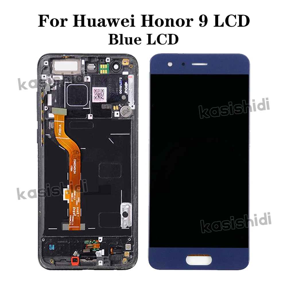 5.15\'\' For Huawei Honor 9 LCD Display Touch Screen Digitizer Assembly For Huawei Honor 9 STF-L09 Display Parts 100% Tested