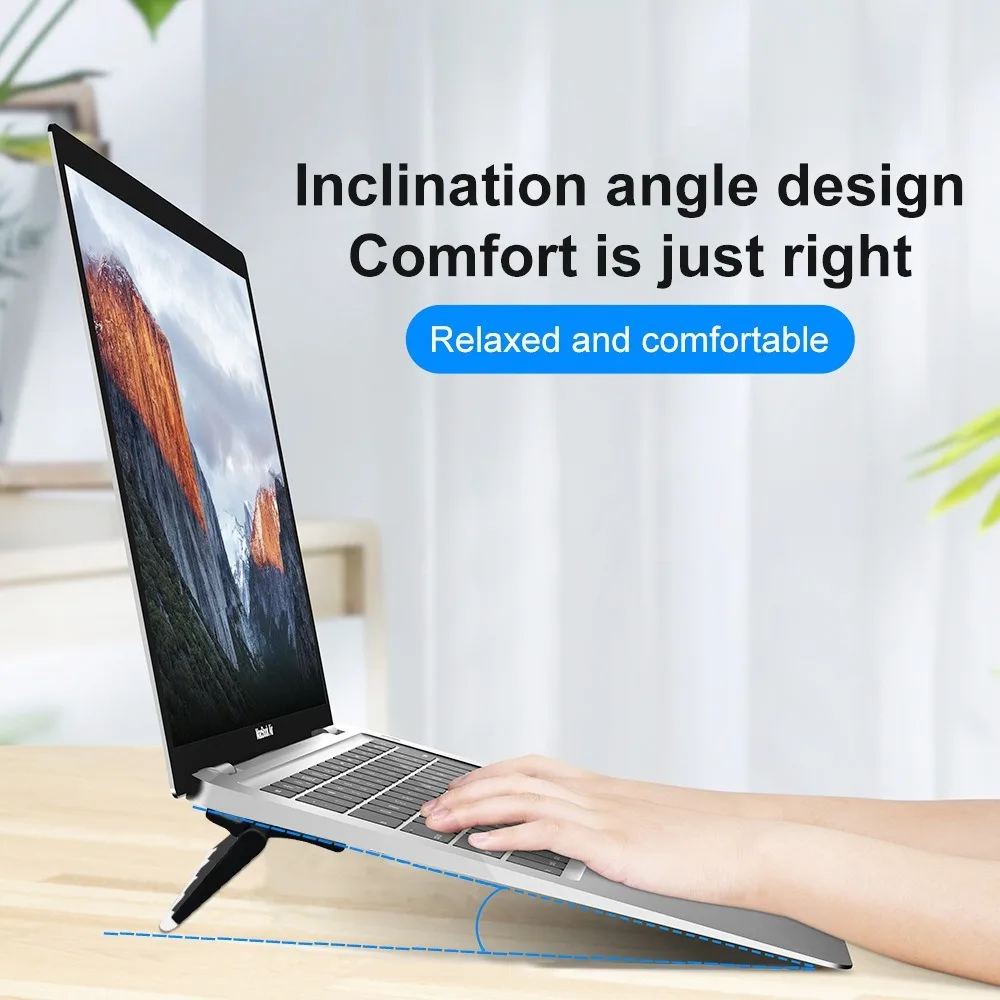 Mobile Cooling Dissipate Heat Heighten Invisible Laptop Bracket Cooling Support Laptop Stand Notebook Invisible Holder